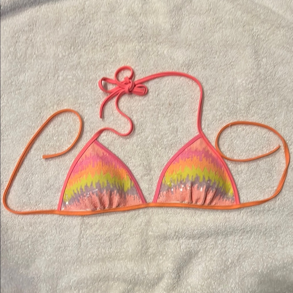 Victoria Secret Swim sequin Bikini Top